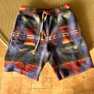 Polo Ralph Lauren Men’s Aztec pattern fleece shorts size men’s M